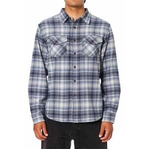 NEW KATIN sierra flannel shirt in washed blue